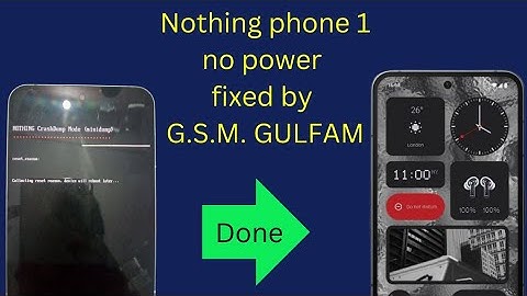 Nothing phone 1 auto crash dump mode fix #nothingphone1 #india