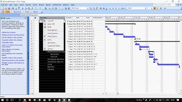 MS Project tutorial for beginners | Part-2 (with audio)