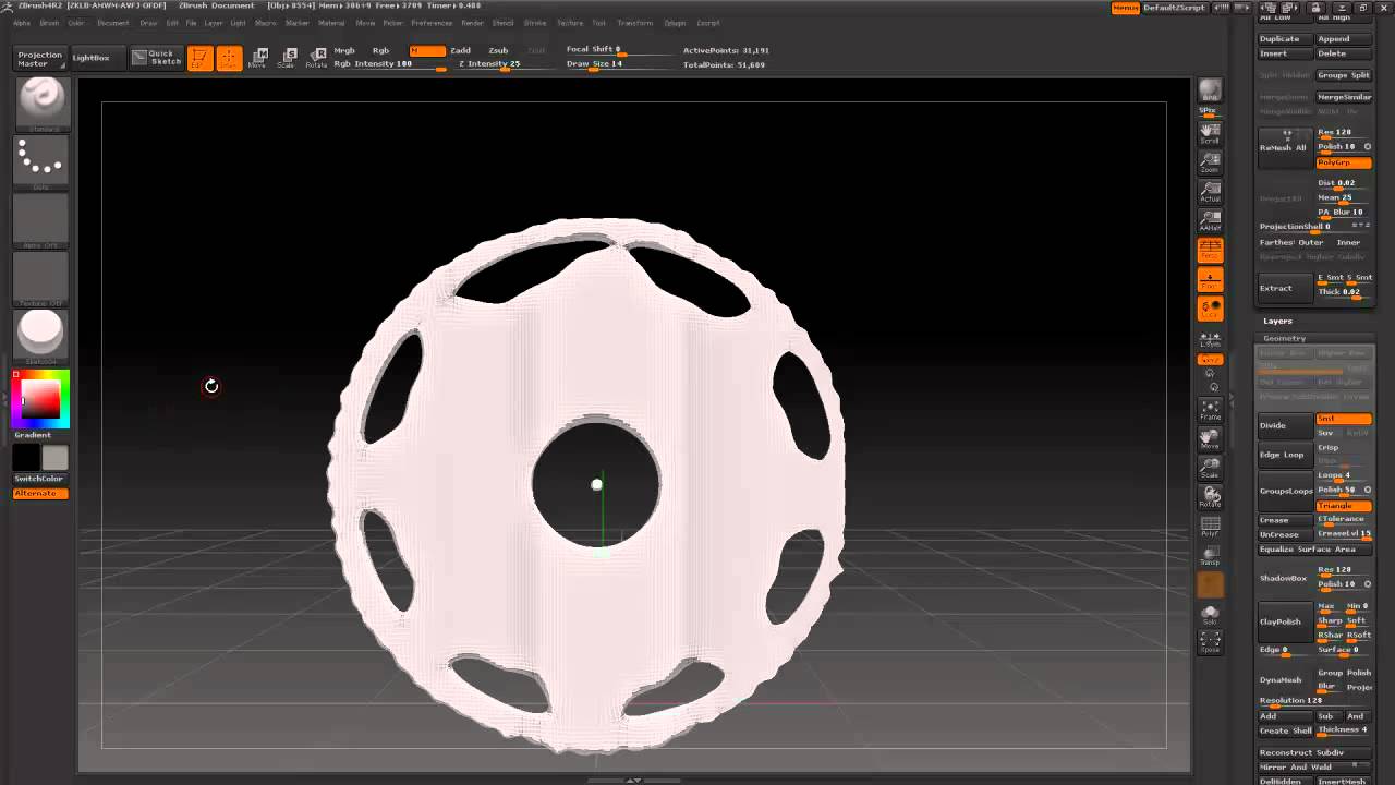 gear zbrush