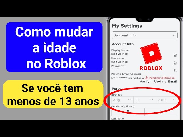 Como mudar a data de nascimento do Roblox - Canaltech