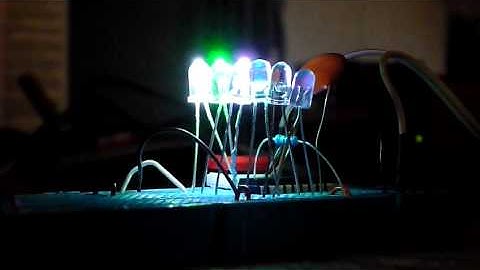 PIC 16F628A LED effect