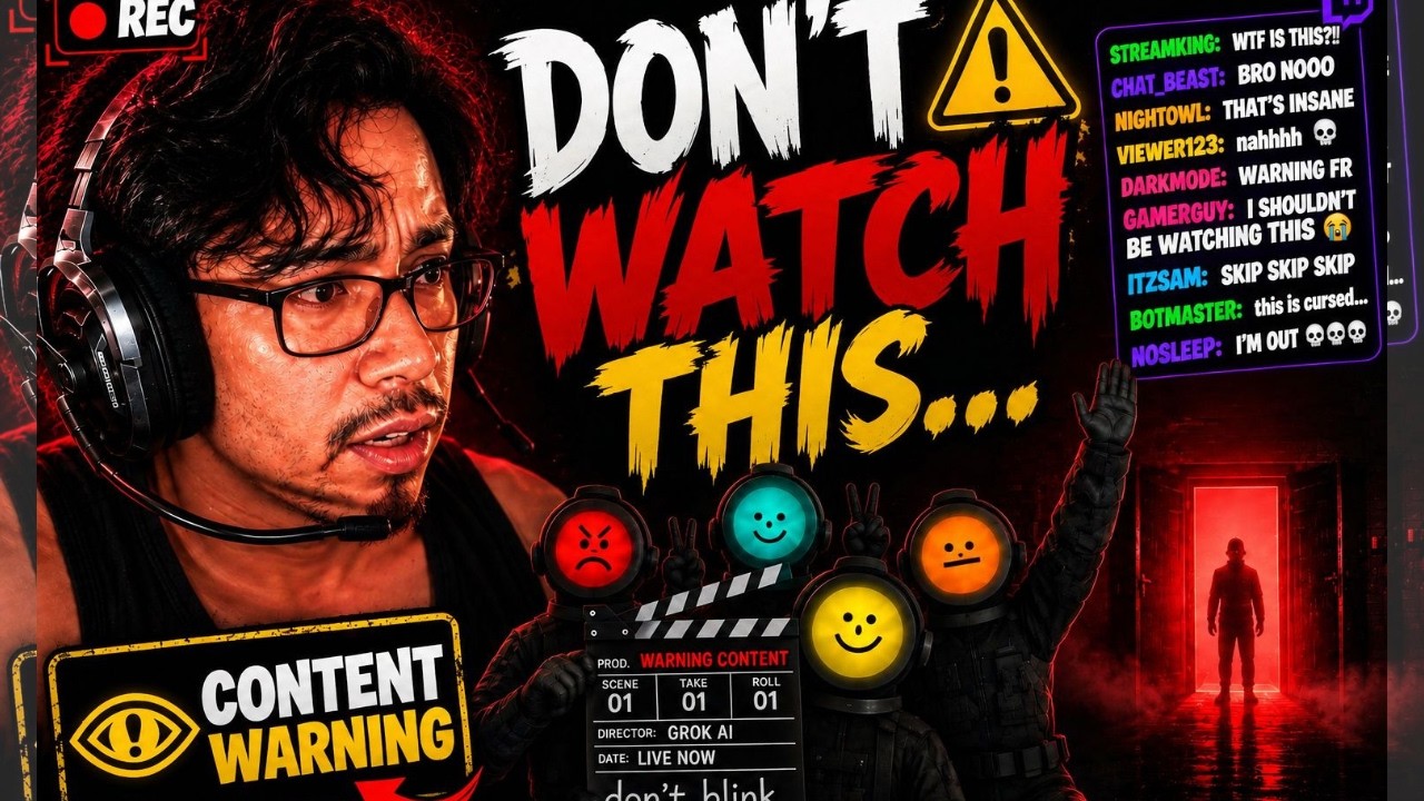 HE PLAYED "CONTENT WARNING" AND THIS HAPPENED WITH US!!! - TRIAL
