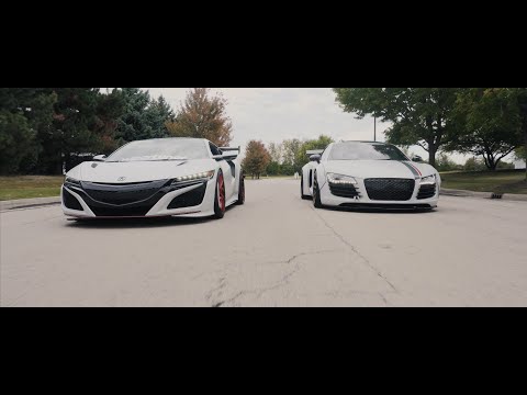 modified-acura-nsx-and-bagged-audi-r8-(4k)