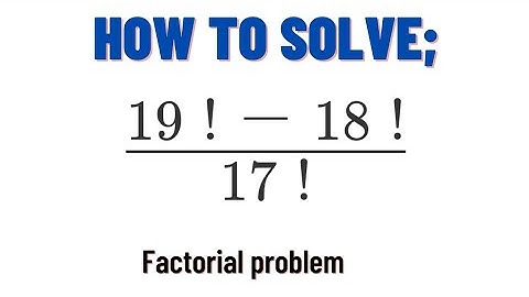 Nice Olympiad Mathematics problem|Olympiad Question| How to solve factorial