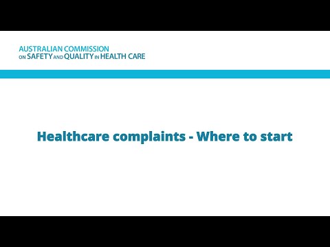 Healthcare complaints Where to start