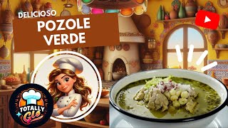 Como hacer POZOLE VERDE | DELICIOSO! | TotallyGlo | #totallyglo #pozole