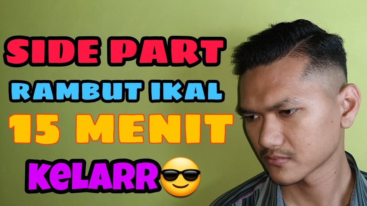 TUTORIAL CUKUR MODEL  SIDEPART PADA RAMBUT  IKAL 2021  YouTube