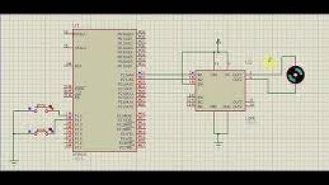 Interfacing of DC motor using Keil and Proteus || Embedded C programming - DC motor