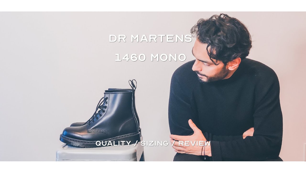 Verspilling enthousiast aftrekken Doc Martens 1460 (Mono) Black Winter Boot (Men) Review & Unboxing 2020 -  YouTube