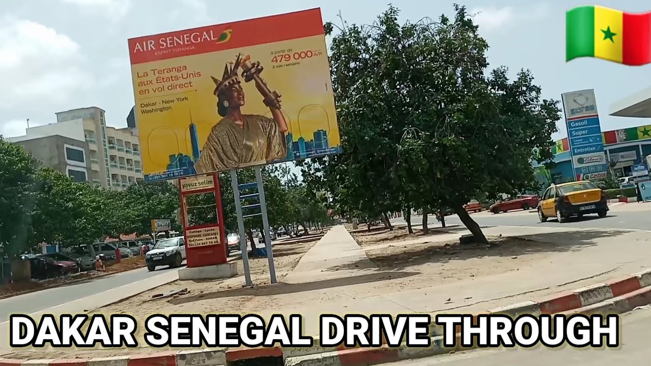 SENEGAL🇸🇳:DRIVE THROUGH STREETS OF DAKAR |UJSPACETV