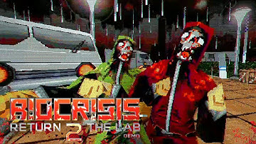 BioCrisis: Return 2 the Lab Demo - Indie On-Rails Shooter Horror Game (No Commentary)