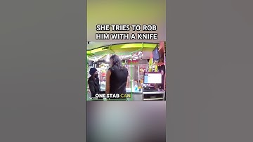 She Tries To Rob Him With A Knives #shorts