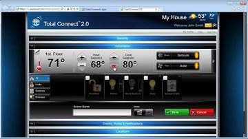 Total Connect Creating Scenes