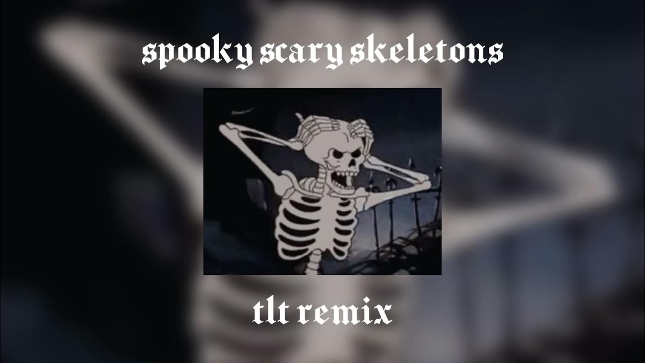 Scary skeletons remix. Spooky, Scary Skeletons Эндрю Голд. The Living Tombstone - Spooky Scary Skeleton (Remix). СПУКИ скэри скелетон текст.