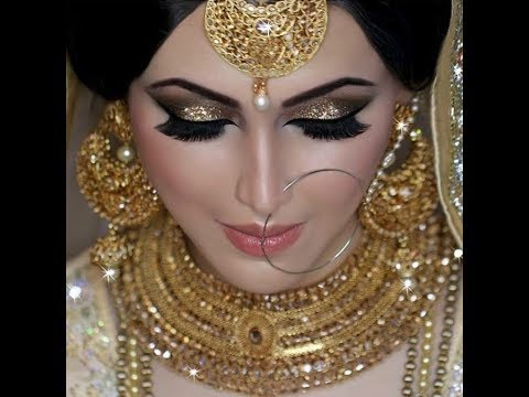beautifull bridal makeup and jewelry new style - YouTube