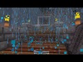 Minecraft in the Rain + 30 Mins + No Talking/Commentary + ASMR