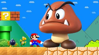 Super Mario Bros. But When Everything Mario Touches Turns To MORE REALISTIC! Game Animation