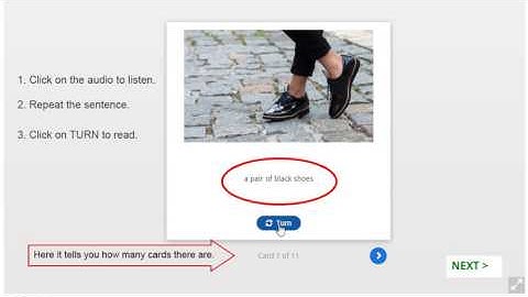 Using H5P FLASHCARDS