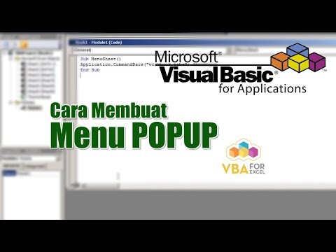 Video: Cara Membuat Menu Pop Timbul