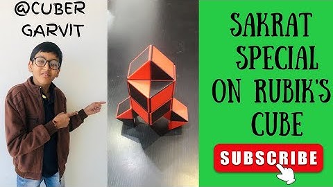 SAKRAT SPECIAL - HOW TO MAKE ROCKET PATTERN ON SNAKE CUBE