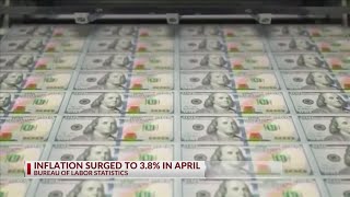Inflation surged to 3.8% in April