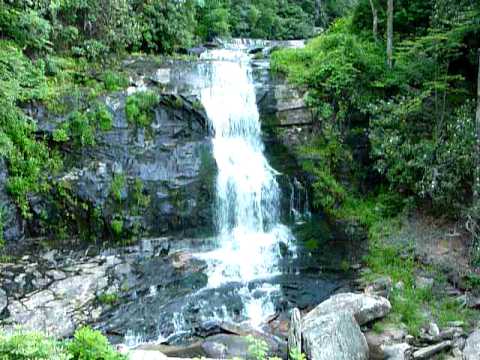 Glen Cannon Waterfall on Hole 2 of Glen Cannon Golf Course