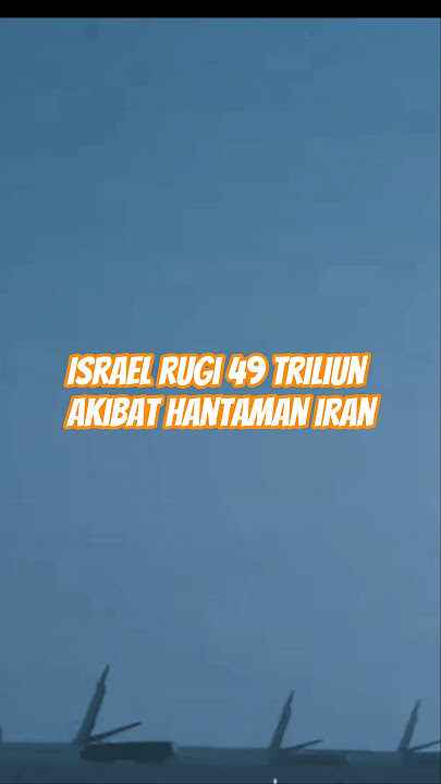 Iran hantam Israel! kerugian hingga 49 triliun #news #fyp #iranattacks #iranisraelwar #beritaterkini