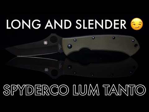Well, The Name Fits - Spyderco Knives Lum Tanto