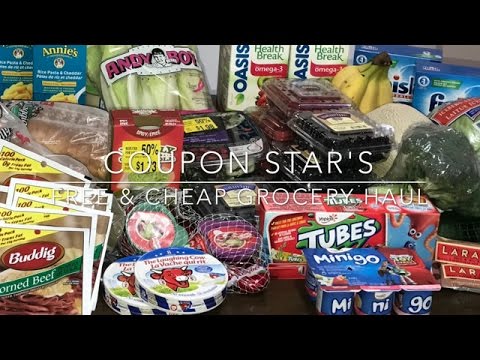 FREE & CHEAP GROCERY HAUL- January 20th 2017 – COUPONING IN CANADA!