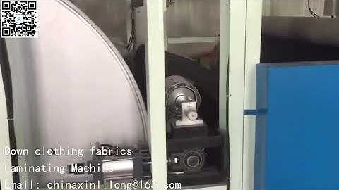 Down clothing fabrics LAMINATING MACHINE
