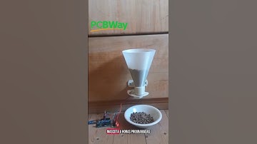Dispensador automático de comida para mascotas @PCBWay #arduino #arduinoproject #arduinouno #tech