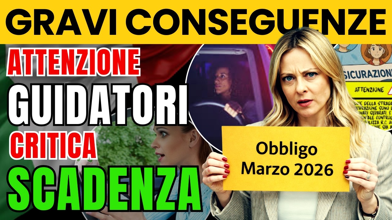 ULTIME NOTIZIE: Ogni Guidatore Italiano Deve Fare Questo Entro Marzo 2026 | Gravi Conseguenze