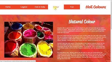 Holi website responsive