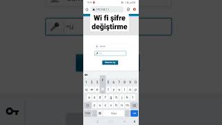 Wi̇-Fi̇ Şi̇fre Deği̇şti̇rme -Fi 