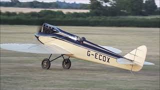 de Havilland DH.71 Tiger Moth replica first public display + Comper Swift