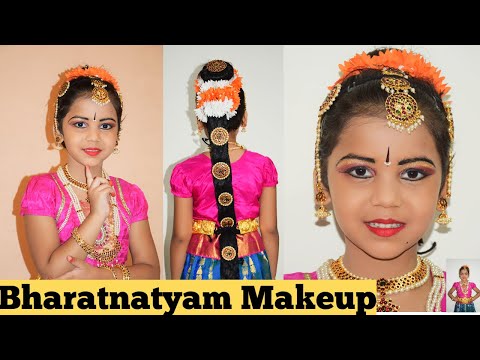 Bharatanatyam is one of the earliest and most well-known types of  traditional dancing that started in Tanjor… | Dance makeup, Bharatanatyam  makeup, Dance hairstyles