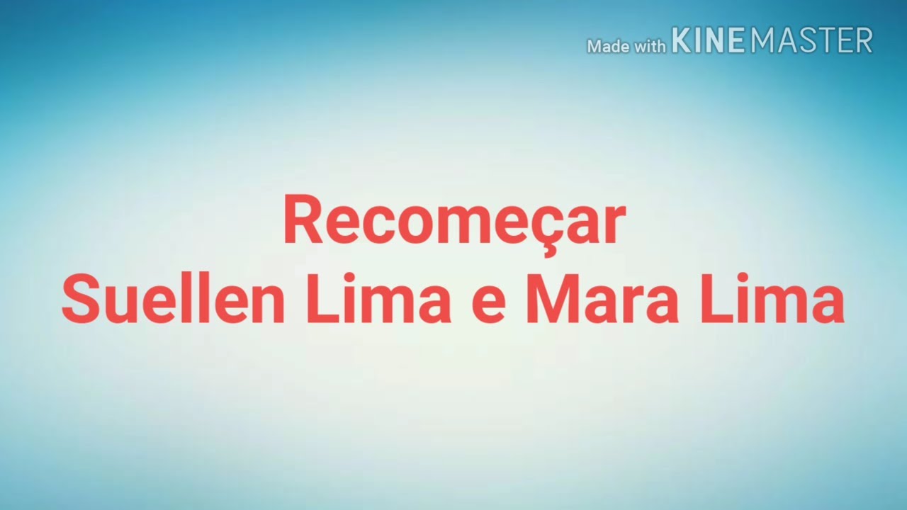 Recomeçar - Suellen Lima e Mara Lima (Playback Legendado)