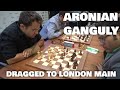 Tricked into London main line | Aronian - Ganguly | World rapid chess championship