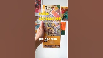 màu gouache giá học sinh #reviewmau #maugouache #gouache