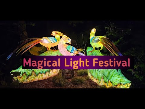 Video: Kinesiske lanterner i Montreal Botanical Gardens of Light