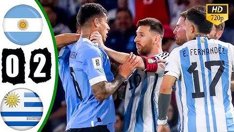 ARGENTINA 0-2 URUGUAY  HIGHLIGHTS | ALL GOALS | 2026 FIFA WORL CUP QUALIFIERS | HD