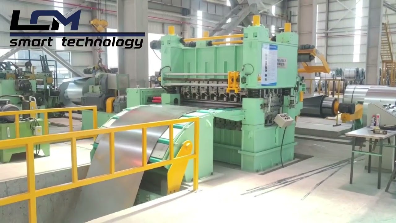 LCM Coil Steel Cut to Length shear line