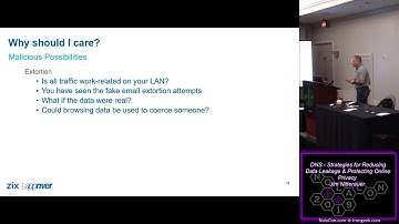 NolaCon 2019 D 03 DNS Strategies for Reducing Data Leakage Protecting Online Privacy Jim Nitterauer