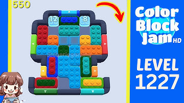 Color Block Jam Level 550 (1227) Solution Walkthrough
