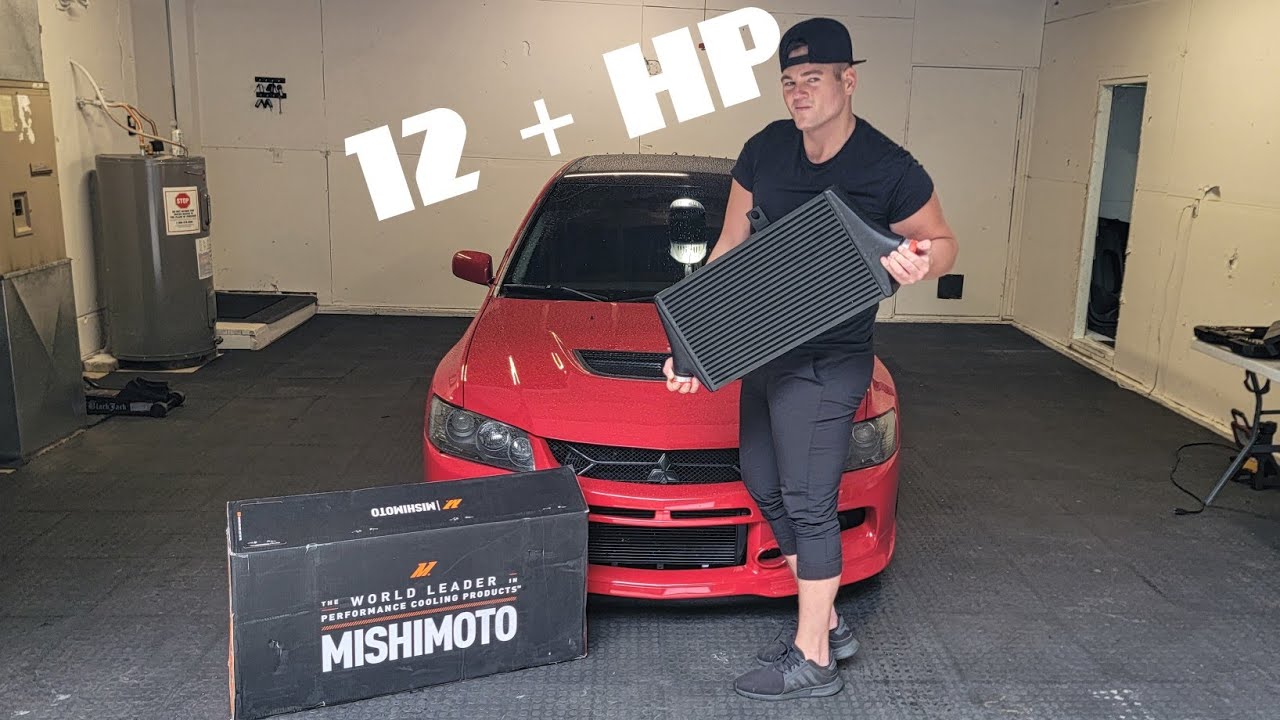 How To Install MISHIMOTO Evo IX Intercooler!!