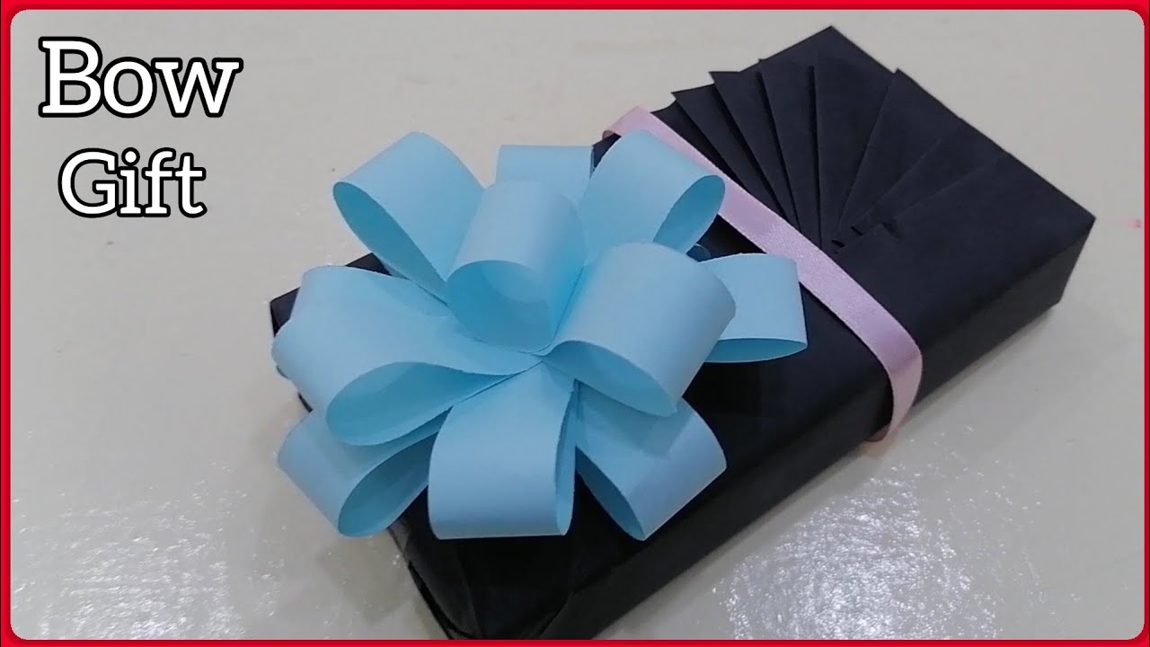 Paper Bow Gift Topper | Easy Paper Bow | How To Make