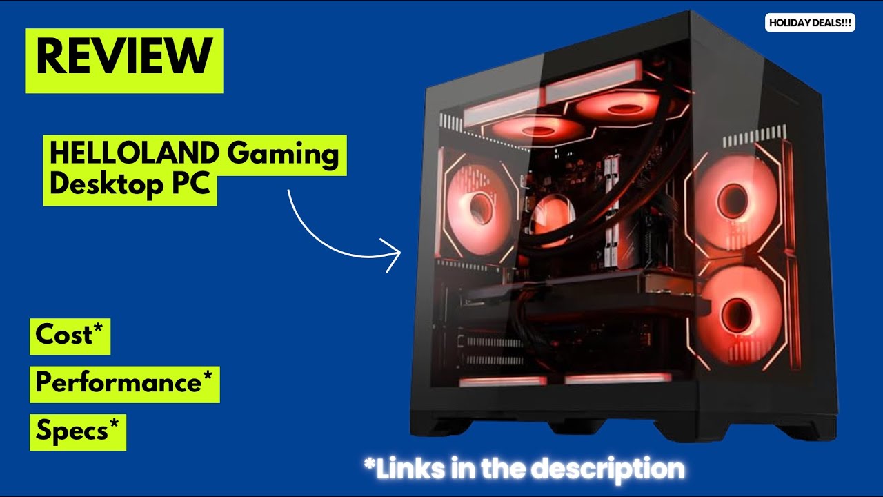 HELLOLAND Gaming PC Review 🔥 Ryzen 7 8700F + RTX 5060 Ti | 32GB DDR5 | 2TB SSD | Liquid Cooled