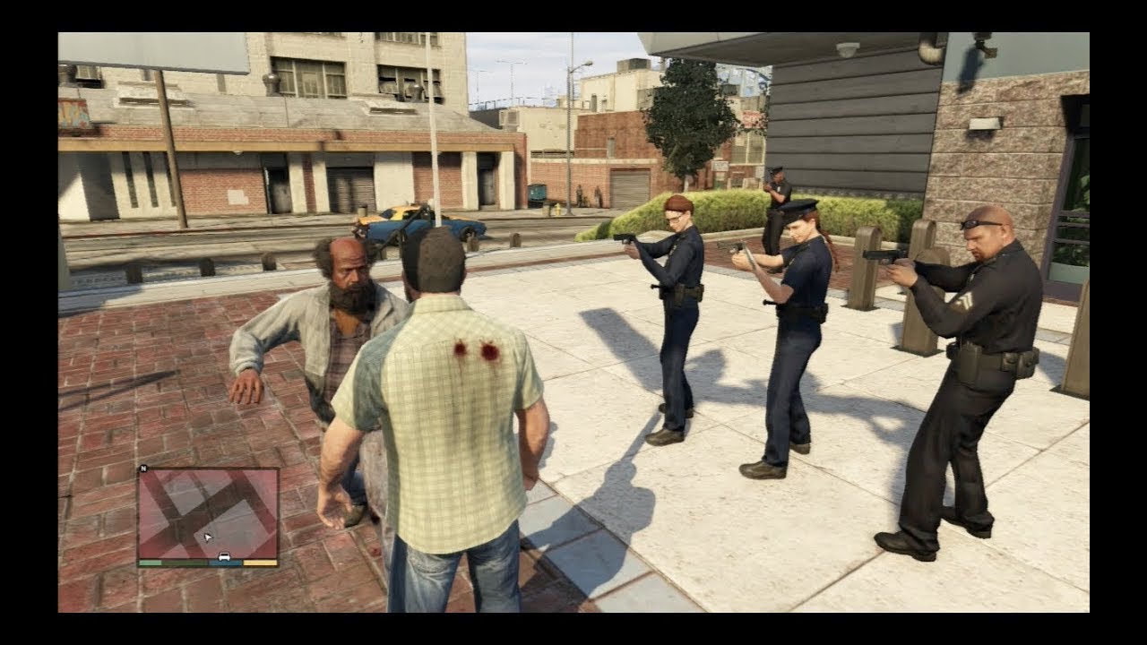 How To Surrender To The Police In Gta5 Online - YouTube