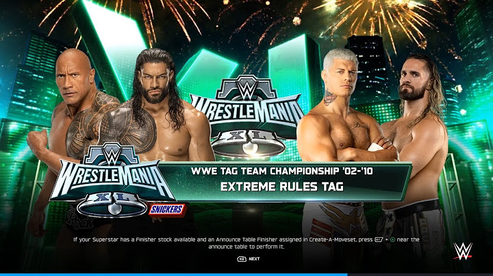 FULL MATCH: Roman Reigns & The Rock vs. Cody Rhodes & Seth Rollins: WrestleMania XL Saturday @WWE