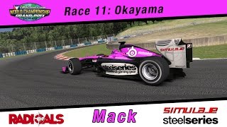 2015 iRacing World Championship GP Series - #11 Okayama - Radicals onboard - Mack onboard